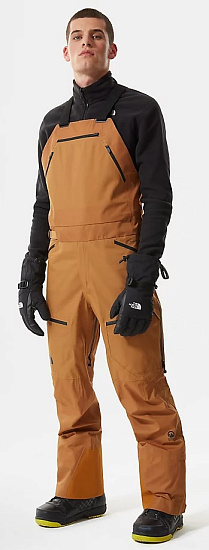 Брюки мужские The North Face Brigandine Futurelight Bib Timber Tan - Фото 4 большая