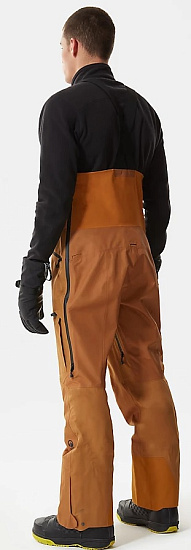 Брюки мужские The North Face Brigandine Futurelight Bib Timber Tan - Фото 5 большая