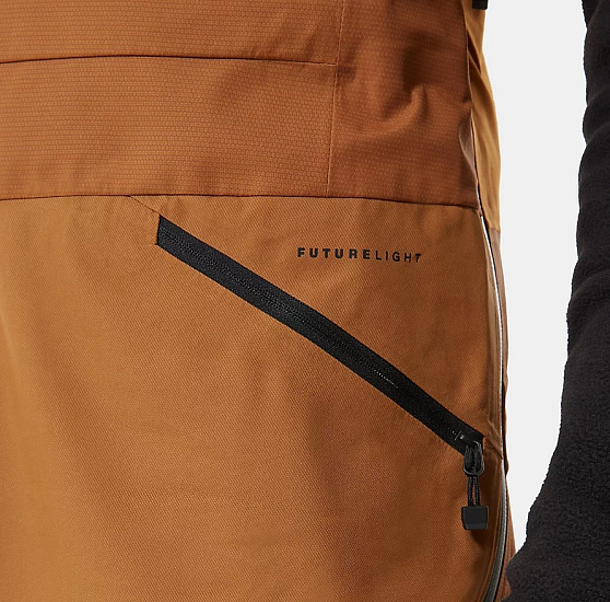 Брюки мужские The North Face Brigandine Futurelight Bib Timber Tan - Фото 8 большая