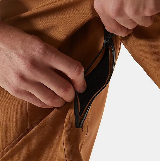 Брюки мужские The North Face Brigandine Futurelight Bib Timber Tan - Фото 9 большая