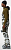 Брюки мужские The North Face A-Cad Futurelight Bib Rocko Green Mixed Camo Print - Фото 4 малая