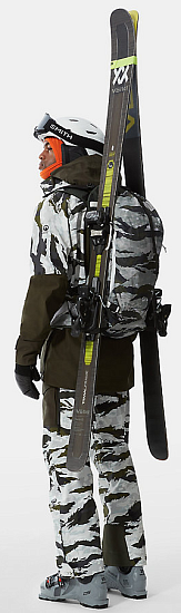 Брюки мужские The North Face A-Cad Futurelight Bib Rocko Green Mixed Camo Print - Фото 7 большая
