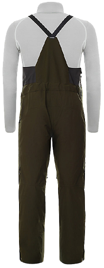 Брюки мужские The North Face Brigandine Futurelight Bib Rosin Green/TNF Black - Фото 2 большая