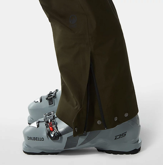 Брюки мужские The North Face Brigandine Futurelight Bib Rosin Green/TNF Black - Фото 12 большая