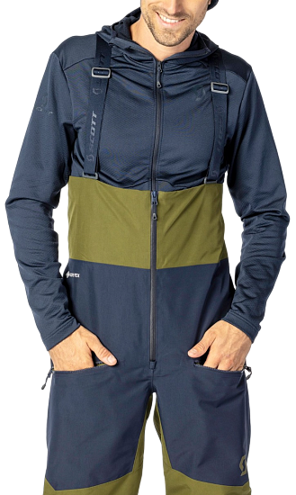 Брюки мужские Scott Vertic GTX 2L Fir Green/Dark Blue - Фото 5 большая
