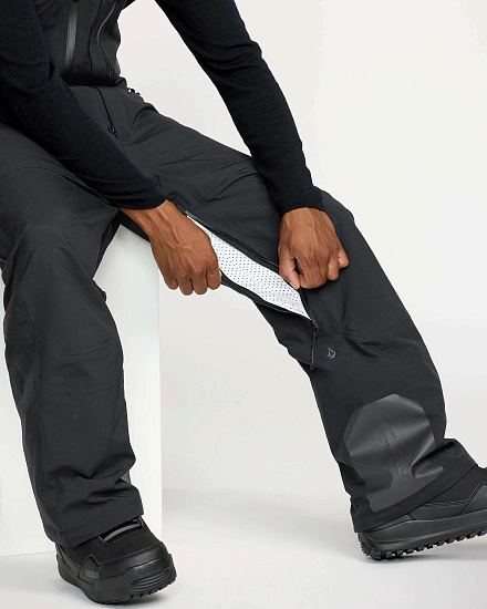 Брюки мужские Volcom Anyox Gtx Pro Black - Фото 8 большая