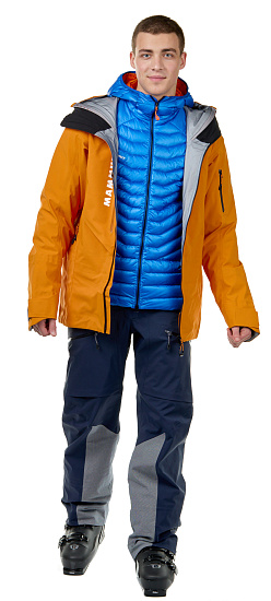 Брюки мужские Mammut La Liste HS Marine/White - Фото 3 большая