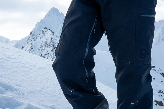 Брюки мужские Norrona Lofoten Ace Gore-Tex Pro Caviar - Фото 5 большая