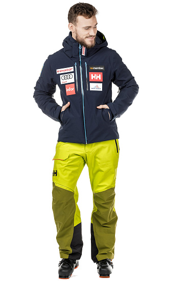 Брюки мужские Helly Hansen Elevation Shell Azid Lime - Фото 5 большая