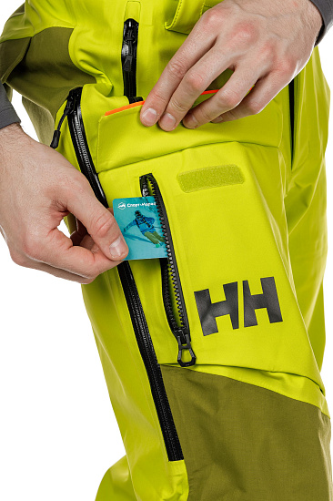Брюки мужские Helly Hansen Elevation Shell Azid Lime - Фото 10 большая