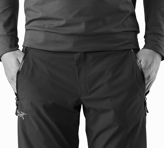 Брюки мужские Arcteryx Chilkoot Black - Фото 2 большая