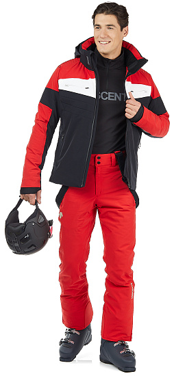 Брюки мужские Descente Swiss Electric Red - Фото 2 большая