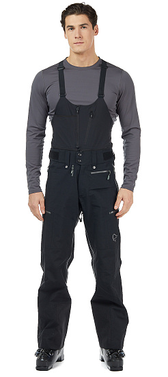 Брюки мужские Norrona Lofoten Gore-Tex Pro Plus Caviar - Фото 4 большая