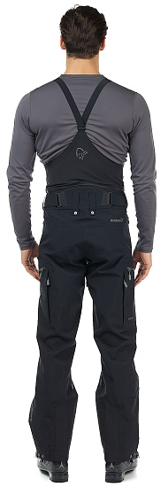 Брюки мужские Norrona Lofoten Gore-Tex Pro Plus Caviar - Фото 5 большая
