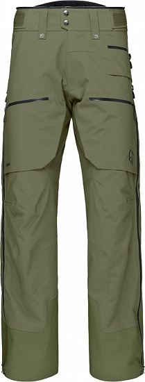 Брюки мужские Norrona Lofoten Gore-Tex Pro Olive Night - Фото 1 большая