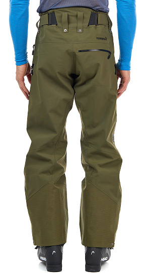 Брюки мужские Norrona Lofoten Gore-Tex Pro Olive Night - Фото 6 большая