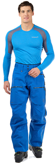 Брюки мужские Norrona Lofoten Gore-Tex Pro Olympian Blue - Фото 3 большая