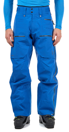Брюки мужские Norrona Lofoten Gore-Tex Pro Olympian Blue - Фото 4 большая