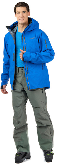 Брюки мужские Norrona Lofoten Gore-Tex Pro Castor Grey - Фото 5 большая