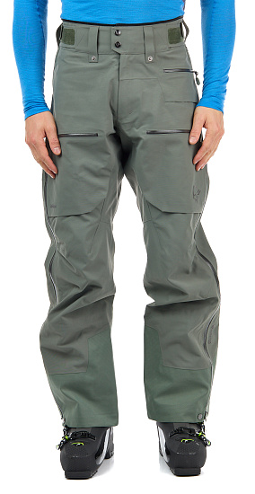 Брюки мужские Norrona Lofoten Gore-Tex Pro Castor Grey - Фото 6 большая