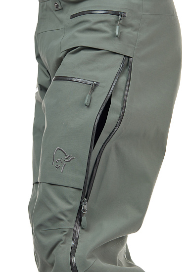 Брюки мужские Norrona Lofoten Gore-Tex Pro Castor Grey - Фото 11 большая