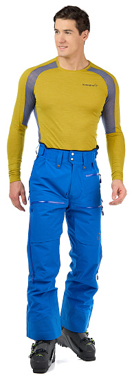 Брюки мужские Norrona Lofoten Gore-Tex Insulated Olympian Blue - Фото 3 большая