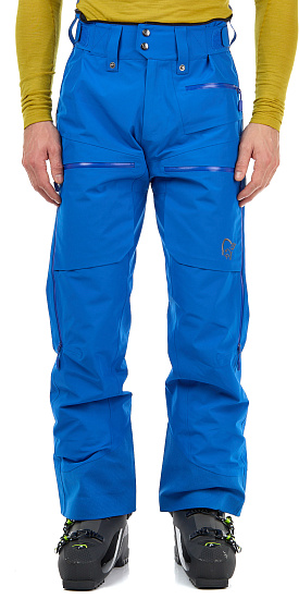 Брюки мужские Norrona Lofoten Gore-Tex Insulated Olympian Blue - Фото 4 большая