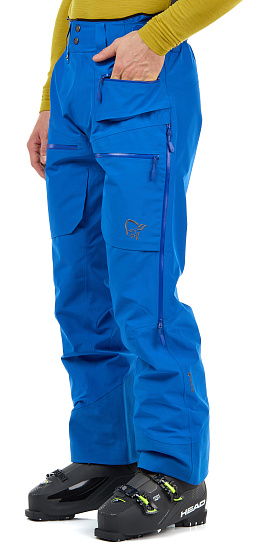 Брюки мужские Norrona Lofoten Gore-Tex Insulated Olympian Blue - Фото 5 большая