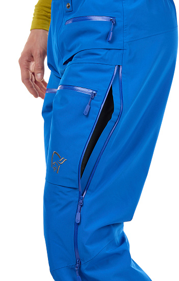 Брюки мужские Norrona Lofoten Gore-Tex Insulated Olympian Blue - Фото 9 большая