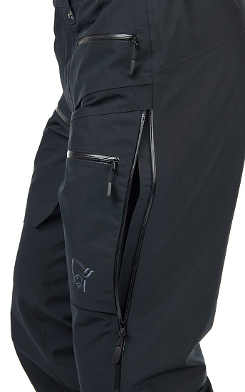 Брюки мужские Norrona Lofoten Gore-Tex Insulated Caviar - Фото 9 большая