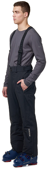 Брюки мужские Descente Swiss Black Long - Фото 2 большая