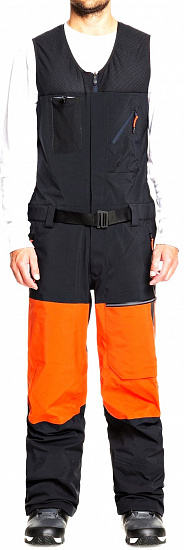 Брюки мужские Quiksilver Highline 3L Bib True Black - Фото 1 большая