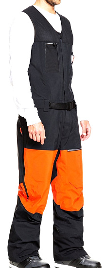 Брюки мужские Quiksilver Highline 3L Bib True Black - Фото 3 большая