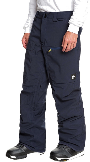 Брюки мужские Quiksilver Travis Rice Stretch Navy Blazer - Фото 2 большая
