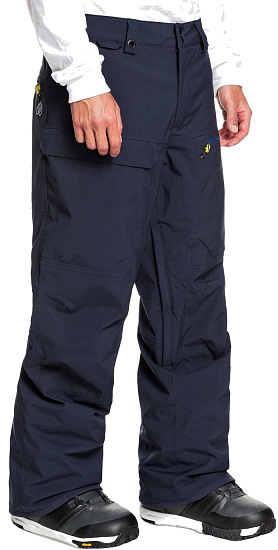 Брюки мужские Quiksilver Travis Rice Stretch Navy Blazer - Фото 3 большая