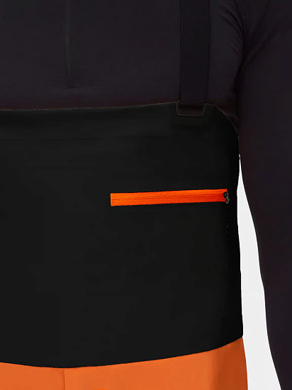 Брюки мужские Mammut Eiger Free Pro Hs Bib Solar Dust/Arumita - Фото 8 большая