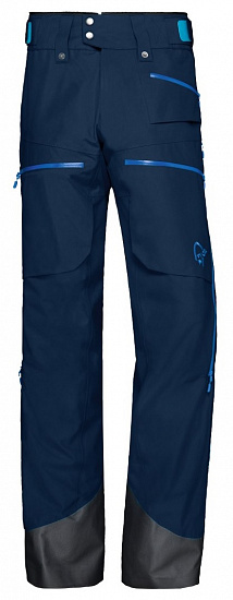 Брюки мужские Norrona Lofoten Gore-Tex Insulated Indigo Night - Фото 1 большая