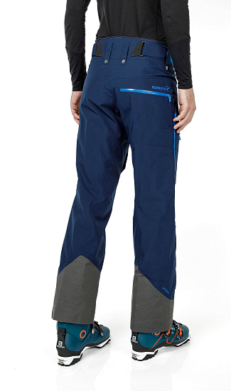Брюки мужские Norrona Lofoten Gore-Tex Insulated Indigo Night - Фото 9 большая