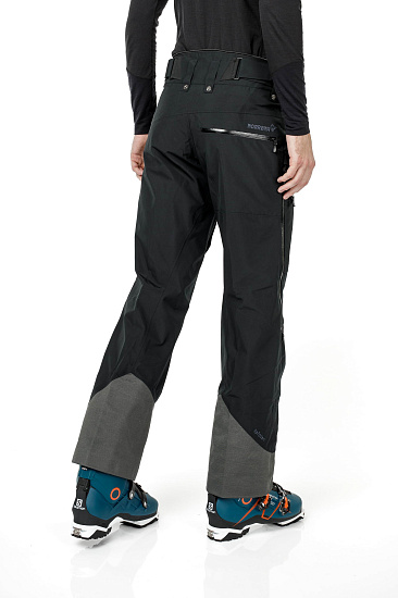 Брюки мужские Norrona Lofoten Gore-Tex Insulated Caviar - Фото 4 большая