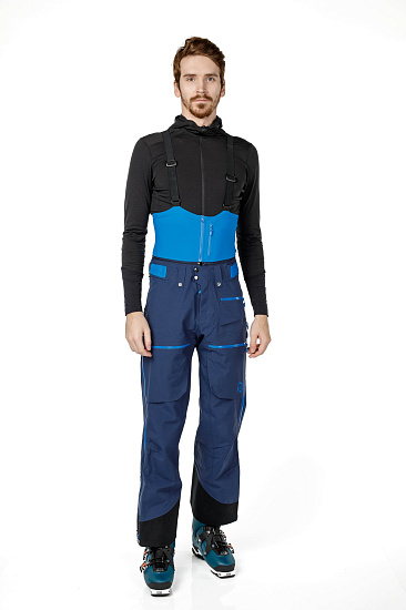 Брюки мужские Norrona Lofoten Gore-Tex Pro Indigo Night - Фото 4 большая