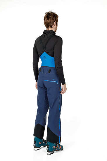 Брюки мужские Norrona Lofoten Gore-Tex Pro Indigo Night - Фото 6 большая