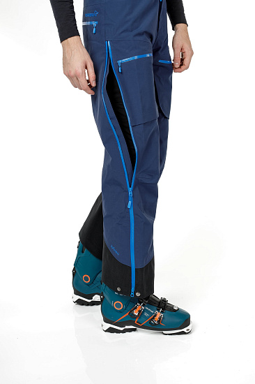 Брюки мужские Norrona Lofoten Gore-Tex Pro Indigo Night - Фото 11 большая