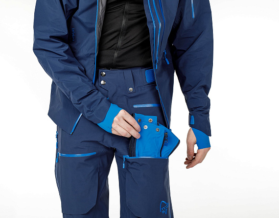 Брюки мужские Norrona Lofoten Gore-Tex Pro Indigo Night - Фото 15 большая