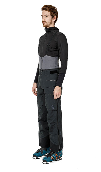 Брюки мужские Norrona Lofoten Gore-Tex Pro Caviar - Фото 4 большая