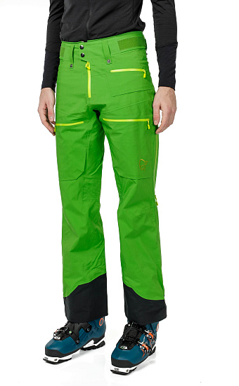 Брюки мужские Norrona Lofoten Gore-Tex Pro Light Clean Green - Фото 3 большая