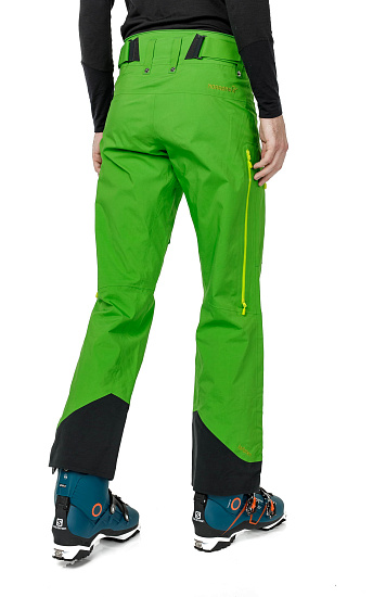 Брюки мужские Norrona Lofoten Gore-Tex Pro Light Clean Green - Фото 4 большая