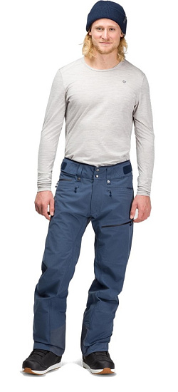 Брюки мужские Norrona Roldal Gore-Tex Indigo Night - Фото 3 большая
