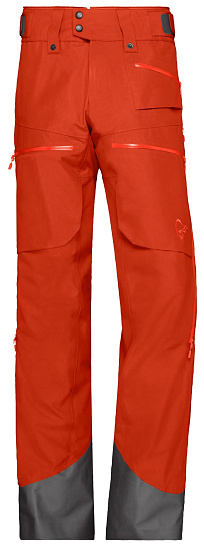 Брюки мужские Norrona Lofoten Gore-Tex Insulated Rooibos Tea - Фото 2 большая