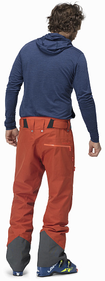 Брюки мужские Norrona Lofoten Gore-Tex Insulated Rooibos Tea - Фото 4 большая