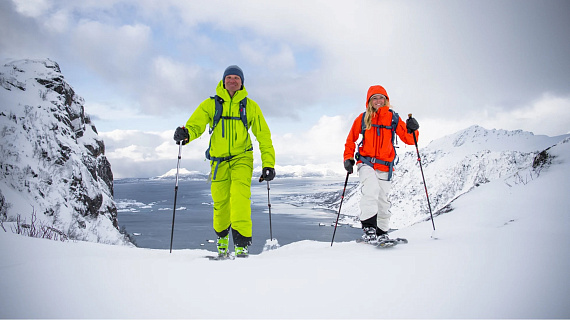 Брюки мужские Norrona Lofoten Gore-Tex Pro Bamboo Green - Фото 2 большая